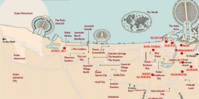 แผนที่ของ Jebel อลิ