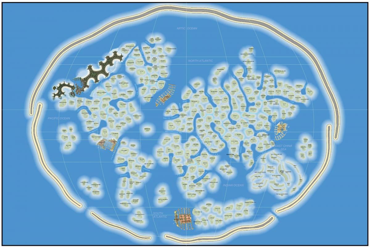 โลกแผนที่เกาะที่ดูไบ