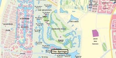 แผนที่ดูไบ meadows@