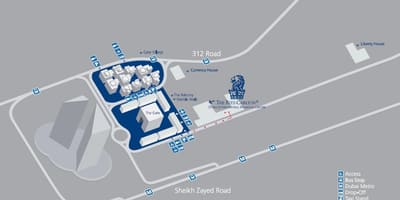 ดูไบ DIFC แผนที่
