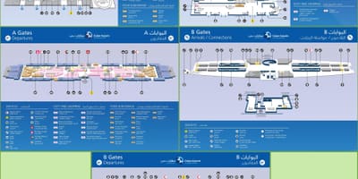 Dxb t3 แผนที่